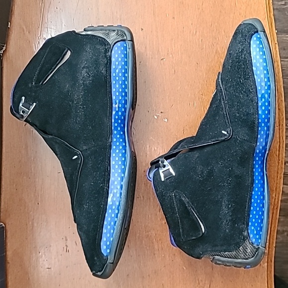 Air Jordan 18 Retro Black Sport Royal 2018 Mens Sneakers AA2494-007 Size 14 - Picture 11 of 16